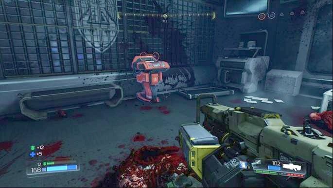 Znajdziesz ją w pomieszczeniu z niebieskimi drzwiami - Centrum przetwarzania VEGI | Sekrety | Doom - Doom - poradnik do gry