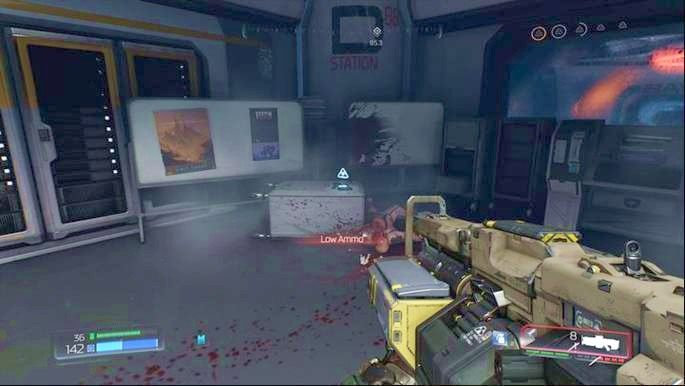 Znajdziesz go w pomieszczeniu, w którym jest właz prowadzący do niebieskiego klucza - Centrum przetwarzania VEGI | Sekrety | Doom - Doom - poradnik do gry