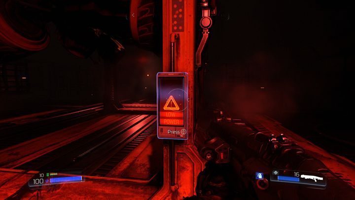Na początku etapu zapoznasz się z nową możliwością zdobywania ulepszeń broni - Dział Zasobów | Opis przejścia | Doom - Doom - poradnik do gry