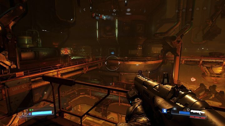 Po rozpoczęciu etapu idź cały czas prosto, aż do zamkniętej śluzy - Odlewnia | Opis przejścia | Doom - Doom - poradnik do gry