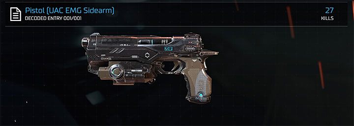 Pistolet UAC EMG to najsłabsza broń w grze Doom - Wszystkie bronie w Doom - Doom - poradnik do gry