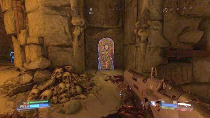 Dalsza droga prowadzi do korytarza z lewej - Kraina Tytanów | Opis przejścia | Doom - Doom - poradnik do gry