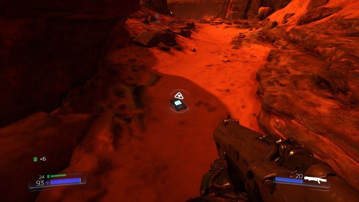 Gdy znajdziesz się na powierzchni planety, zeskocz na dół i idź prosto przed siebie - UAC | Opis przejścia | Doom - Doom - poradnik do gry