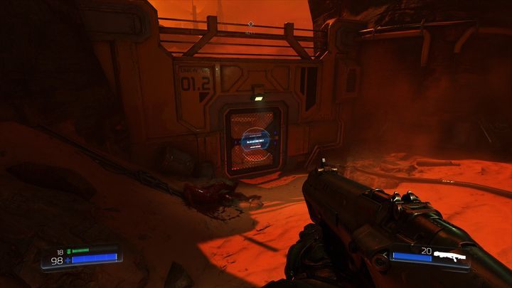 Gdy starcie dobiegnie końca, udaj się do przejścia z lewej - UAC | Opis przejścia | Doom - Doom - poradnik do gry