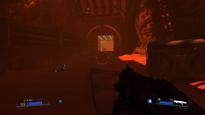 Za nim znajdziesz dźwignię, która odblokuje ci przejście do Klasycznej mapy - UAC | Opis przejścia | Doom - Doom - poradnik do gry