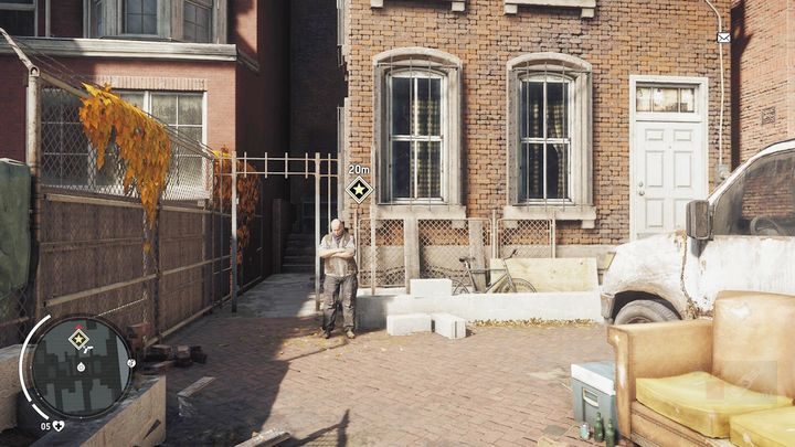 Po przybyciu do żółtej strefy Ashgate pamiętaj o zasadach poruszania się po żółtych strefach - Mózg operacji / Znajdź Szperacze | Opis przejścia - Homefront: The Revolution - poradnik do gry