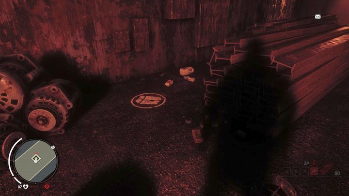 Będąc w piwnicy podejdź do widocznego na obrazku miejsca oznaczonego białą farbą - Sabotaż | Opis przejścia - Homefront: The Revolution - poradnik do gry
