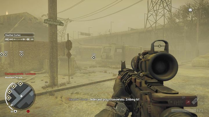 Pierwszy z nich będzie przy złomowisku - Goliat działa! | Opis przejścia - Homefront: The Revolution - poradnik do gry