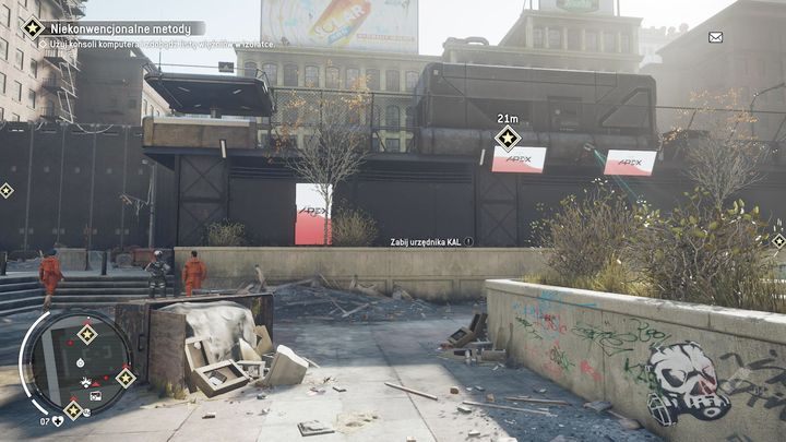 Po otrzymaniu dalszych wytycznych na temat misji będziesz musiał udać się do najbliższego posterunku KAL i wykraść informacje na temat przetrzymywanych więźniów - Niekonwencjonalne metody | Opis przejścia - Homefront: The Revolution - poradnik do gry