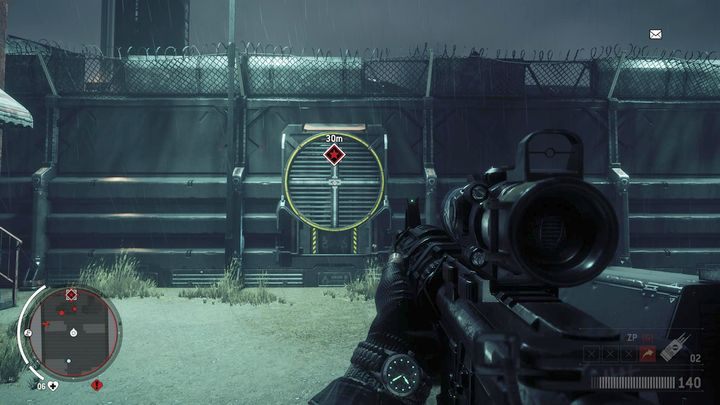 Do środka możesz dostać się na przykład za pomocą pokazanej na obrazku kratki wentylacyjnej - Czerwona strefa Holloway | Punkty kluczowe - Homefront: The Revolution - poradnik do gry