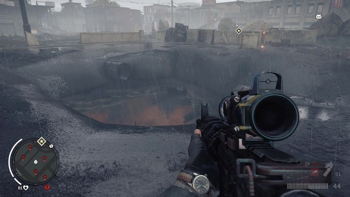 Po przybyciu na miejsce otrzymasz dalsze wytyczne na temat zdobycia omawianego miejsca - Czerwona strefa Holloway | Punkty kluczowe - Homefront: The Revolution - poradnik do gry