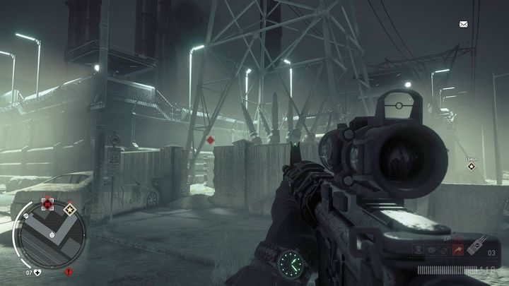 Po dotarciu na miejsce znajdziesz całkiem zgrabnie ufortyfikowaną bazę KAL - Czerwona strefa Lombard | Punkty kluczowe - Homefront: The Revolution - poradnik do gry