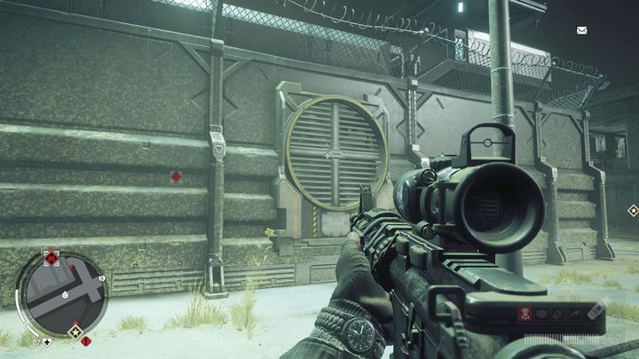 Do środka bazy dostaniesz się standardowym sposobem, czyli kratką wentylacyjną znajdującą się we wschodniej części - Czerwona strefa Lombard | Punkty kluczowe - Homefront: The Revolution - poradnik do gry