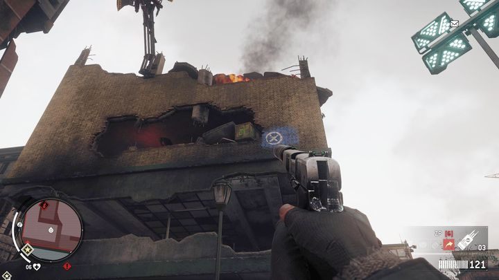 Szósta paczka znajduje się na drugim piętrze szpitala we zachodniej części - Czerwona strefa Stare Miasto | Punkty kluczowe - Homefront: The Revolution - poradnik do gry