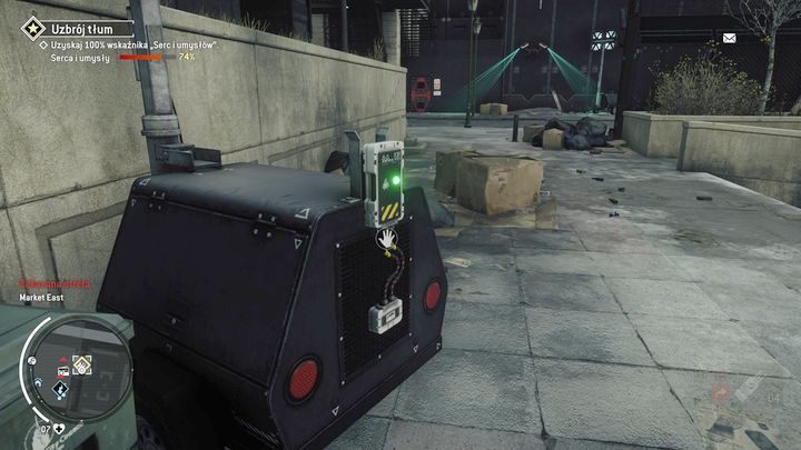 Misja w całości poświęcona jest zdobyciu 100% wskaźnika Serca i umysły poznanego w misji Serca i umysły - Uzbrój tłum | Opis przejścia - Homefront: The Revolution - poradnik do gry