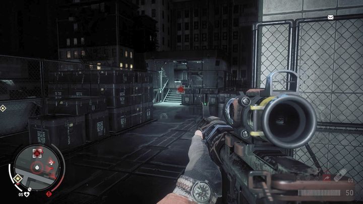 Po wejściu na górę skieruj się do budki zawierającej terminal, który musisz zhakować - Zakazana strefa | Punkty kluczowe - Homefront: The Revolution - poradnik do gry