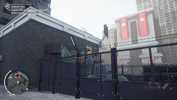 Twoim zadaniem jest dostanie się do pokazanego na obrazku miejsca (okno zabite deskami) - Zakazana strefa | Punkty kluczowe - Homefront: The Revolution - poradnik do gry