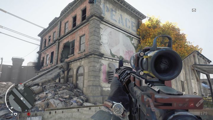 Wejście do drugiego magazynu znajduje się w miejscu pokazanym na obrazku - Czerwona strefa Holloway | Magazyny i zlecenia - Homefront: The Revolution - poradnik do gry