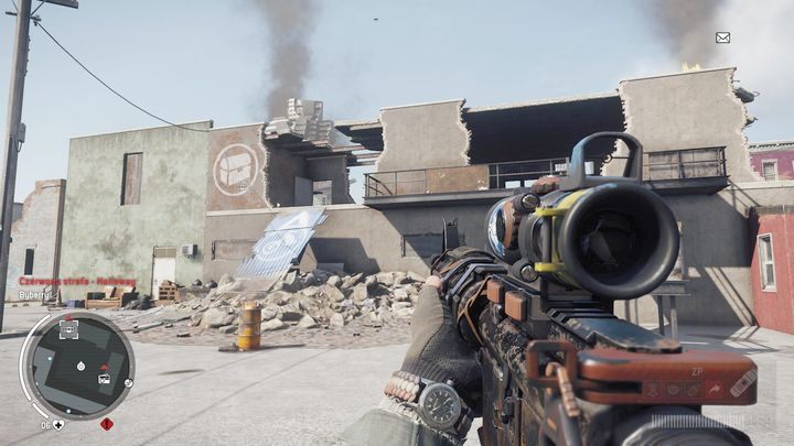 Wejście do magazynu z numerem trzecim - Czerwona strefa Holloway | Magazyny i zlecenia - Homefront: The Revolution - poradnik do gry