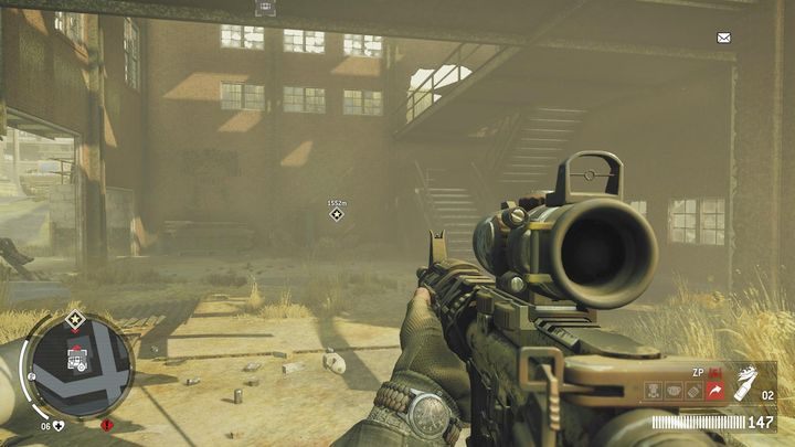 Magazyn z numerem czwartym znajdziesz na pierwszym piętrze hangaru - Czerwona strefa Lombard | Magazyny i zlecenia - Homefront: The Revolution - poradnik do gry