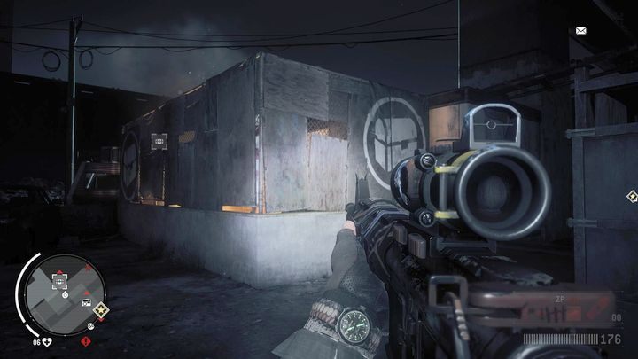 Do trzeciego magazynu dostaniesz się od północnej części bramy - Czerwona strefa Stare Miasto | Magazyny i zlecenia - Homefront: The Revolution - poradnik do gry