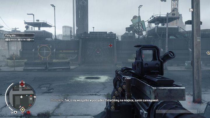 Po przybyciu na miejsce jadłodajni zastaniesz dokładnie taki sam widok jak przy stacji Axxco - Czerwona strefa Elmtree | Punkty kluczowe - Homefront: The Revolution - poradnik do gry