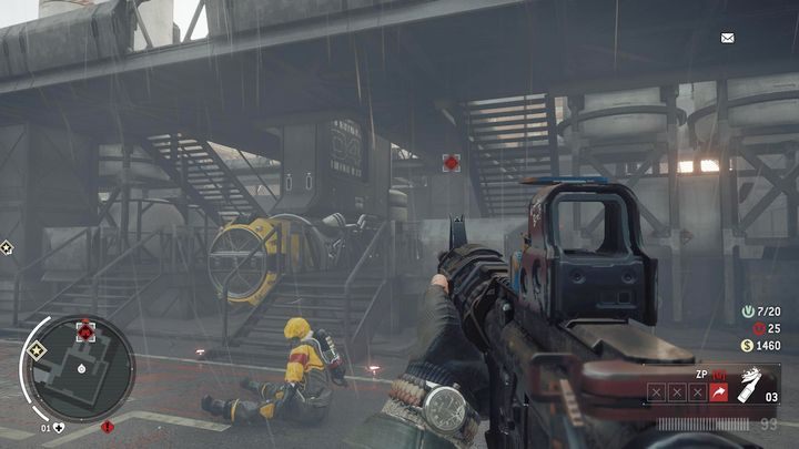 Niezależnie od tego, którą drogę wybrałeś i jak rozprawiłeś się z Koreańczykami musisz przejść na pomost łączący dwa balkony - Czerwona strefa Elmtree | Punkty kluczowe - Homefront: The Revolution - poradnik do gry