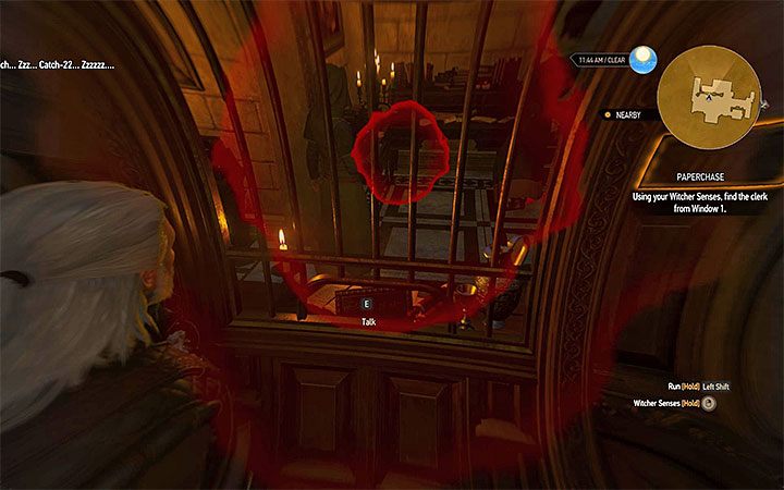 Po wyjściu z pomieszczenia Geralt zostanie zaczepiony przez klienta banku, który oskarży go o wepchnięcie się przed kolejkę - Klient ma zawsze rację | Zadania poboczne Wiedźmin Krew i Wino - Wiedźmin 3: Krew i wino - poradnik do gry