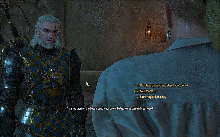 Szczotę Geralt może pokonać w pojedynku na słowa - Pozostałe zadania | Zadania poboczne Wiedźmin Krew i Wino - Wiedźmin 3: Krew i wino - poradnik do gry