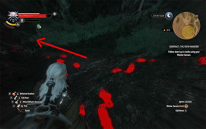 Cel podróży to obszar winnicy zlokalizowany na północ od jej głównego budynku - Zlecenie - monstrum z Tufo - kontrakt na szarleja | Kontrakty wiedźmińskie i poszukiwania skarbów - Wiedźmin 3: Krew i wino - poradnik do gry