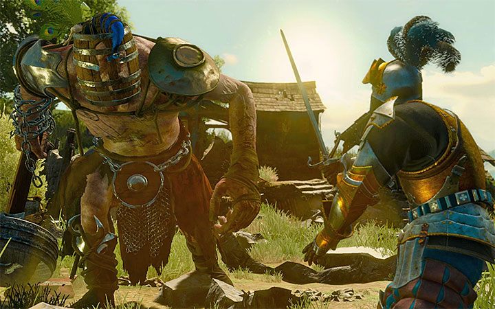 Goliat to pierwszy potwór do pokonania w dodatku Krew i wino - Przeciwnicy z głównych zadań | Pojedynki z trudnymi przeciwnikami - Wiedźmin 3: Krew i wino - poradnik do gry