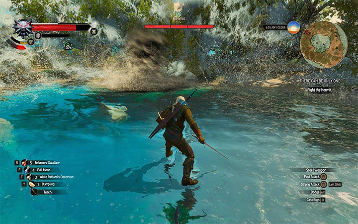 Uważaj zwłaszcza na mini-tornada - Przeciwnicy z pobocznych zadań i kontraktów wiedźmińskich | Pojedynki z trudnymi przeciwnikami - Wiedźmin 3: Krew i wino - poradnik do gry