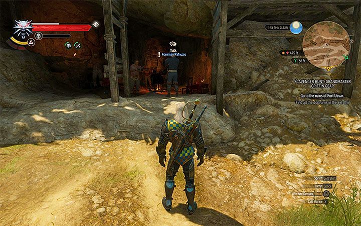 Odszukaj brygadzistę Pafnuzio w kamieniołomie - Łaciate kłopoty | Kontrakty wiedźmińskie i poszukiwania skarbów Wiedźmin - Wiedźmin 3: Krew i wino - poradnik do gry