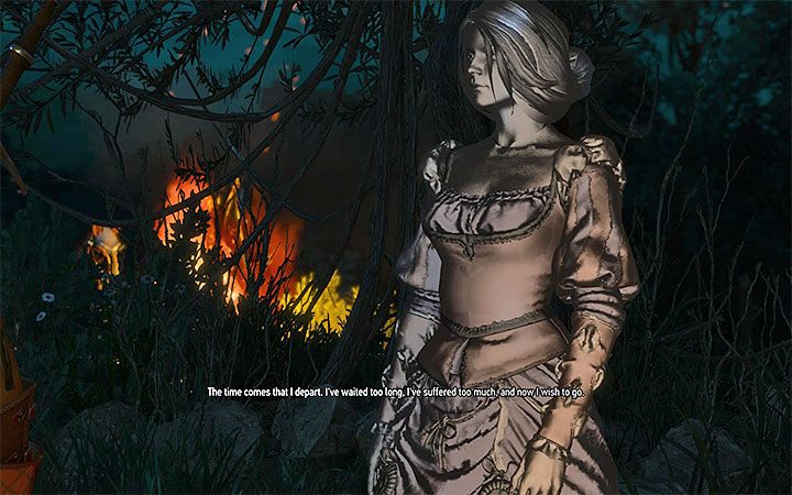 Geraltowi uda się zdjąć klątwę z Dafne - O damie i jej rycerzu - quest dziewczyny zaklętej w drzewie | Zadania poboczne - Wiedźmin 3: Krew i wino - poradnik do gry