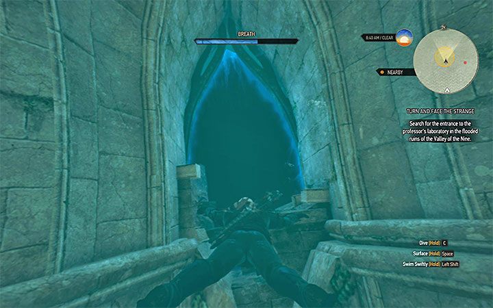 Ruiny zlokalizowane są na wschód od Beauclair - Przemiana - quest odblokowujący mutacje | Zadania poboczne Wiedźmin - Wiedźmin 3: Krew i wino - poradnik do gry