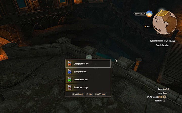 Przykładowa skrzynia skrywająca różne barwniki - Barwniki | Nowości w dodatku Krew i wino - Wiedźmin 3: Krew i wino - poradnik do gry