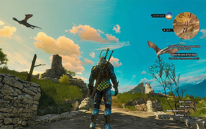 Pokonanie latających bestii nie jest obowiązkowe - Arcymistrzowski rynsztunek Gryfa | Arcymistrzowski wiedźmiński rynsztunek - Wiedźmin 3: Krew i wino - poradnik do gry