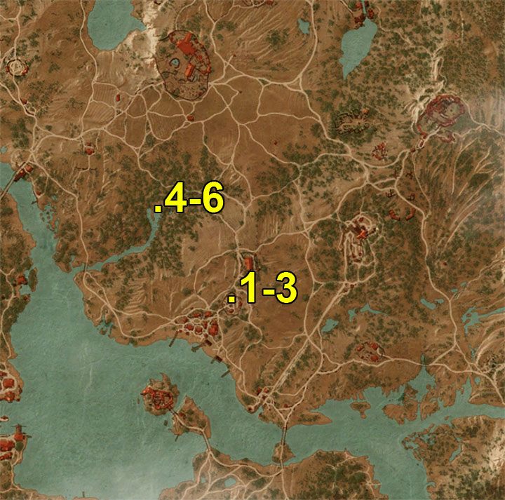 Oznaczenia z mapy - Arcymistrzowski rynsztunek Niedźwiedzia | Arcymistrzowski wiedźmiński rynsztunek - Wiedźmin 3: Krew i wino - poradnik do gry