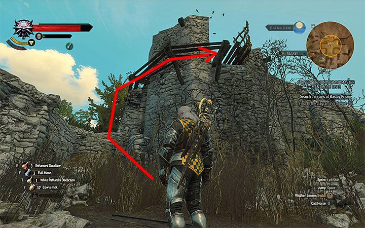 Więzienie Bastoigne znajduje się w zachodniej części księstwa Toussaint - Arcymistrzowski rynsztunek Mantikory | Arcymistrzowski wiedźmiński rynsztunek - Wiedźmin 3: Krew i wino - poradnik do gry