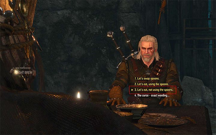 Wariant ten zakłada odczarowanie wichta (Wight), dzięki czemu powróci on do swojej naturalnej postaci i Geralt nie będzie musiał z nim walczyć - Pogłos | Główne zadania | Solucja Wiedźmin Krew i Wino - Wiedźmin 3: Krew i wino - poradnik do gry