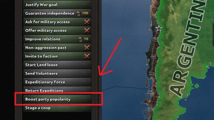 Z dostępnych rozwiązań wybierz propagowanie ideologii - 10 prostych kroków dla początkujących | Podstawy Hearts of Iron IV - Hearts of Iron IV - poradnik do gry