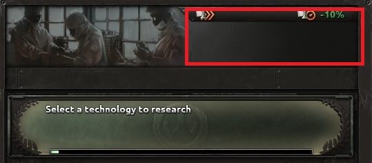 Za jego pośrednictwem możemy zlecić kilka projektów badawczych, które będą działały niezależnie od siebie - Interfejs | Podstawy Hearts of Iron IV - Hearts of Iron IV - poradnik do gry