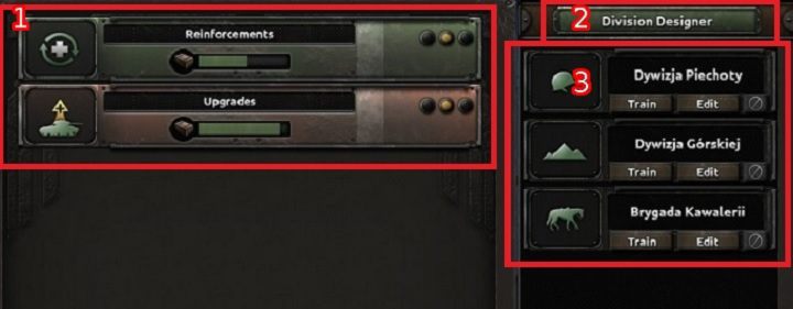 Ten element interfejsu jest uproszczony do tego stopnia, że dla początkującego gracza może być bardzo trudny w użyciu - Interfejs | Podstawy Hearts of Iron IV - Hearts of Iron IV - poradnik do gry