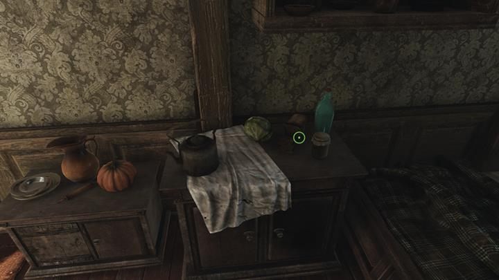W lokacji znajdziesz kilka przedmiotów z którymi Holmes może wejść w interakcje - gdy wszystkie zostaną podświetlone na zielono, możesz opusić dom Sama - Tworzenie portretu i przeszukiwanie domu Sama | Ofiarna opowieść - Sherlock Holmes: The Devils Daughter - poradnik do gry