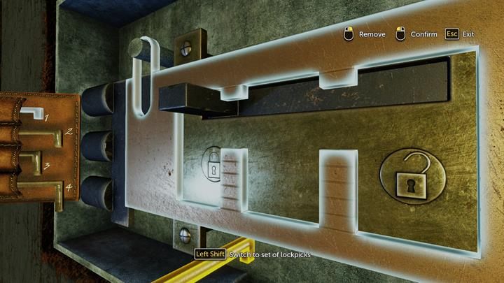 Użyj wytrychu numer jeden by podważyć zamek - Śladem zapachu | Ofiarna opowieść | Sherlock Holmes The Devils Daughter - Sherlock Holmes: The Devils Daughter - poradnik do gry