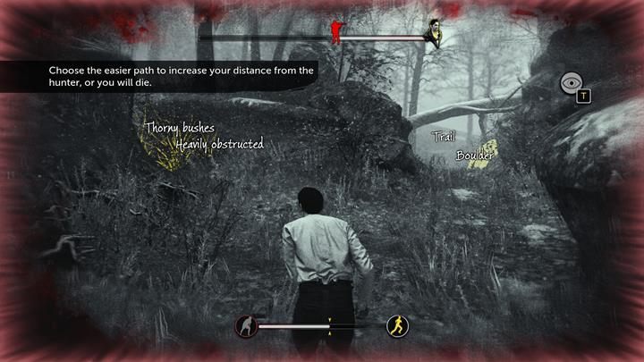 Wybierz drogę na wprost i przejdź pod leżącym drzewem - Ucieczka przed myśliwym | Ofiarna opowieść | The Devils Daughter - Sherlock Holmes: The Devils Daughter - poradnik do gry