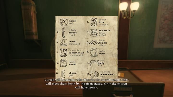 Oto rozwiązanie zagadki z symbolami majów - Scotland Yard - analiza zwłok i przedmiotów z miejsca zbrodni | Studium w zieleni - Sherlock Holmes: The Devils Daughter - poradnik do gry