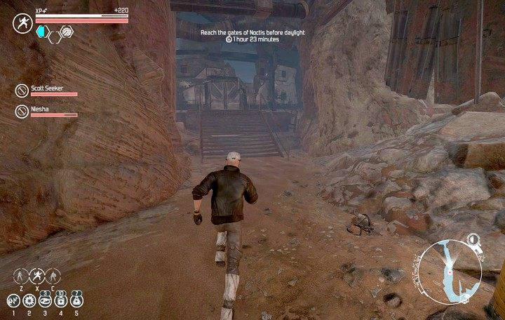 Możesz przeszukać ruiny, by odnaleźć artefakty. - Bezpieczna przystań | Rozdział 1 | The Technomancer - The Technomancer - poradnik do gry