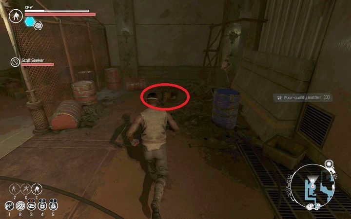 Zostaniesz skierowany za budynek, gdzie odnajdziesz ciało poszukiwanego - Slumsy | Zadania poboczne | The Technomancer - The Technomancer - poradnik do gry