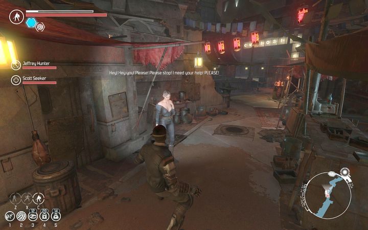 Kobieta w Slumsach - Slumsy | Zadania poboczne | The Technomancer - The Technomancer - poradnik do gry